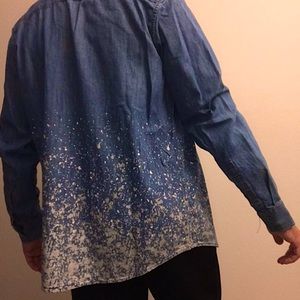 Macy's Denim Designer Button Down